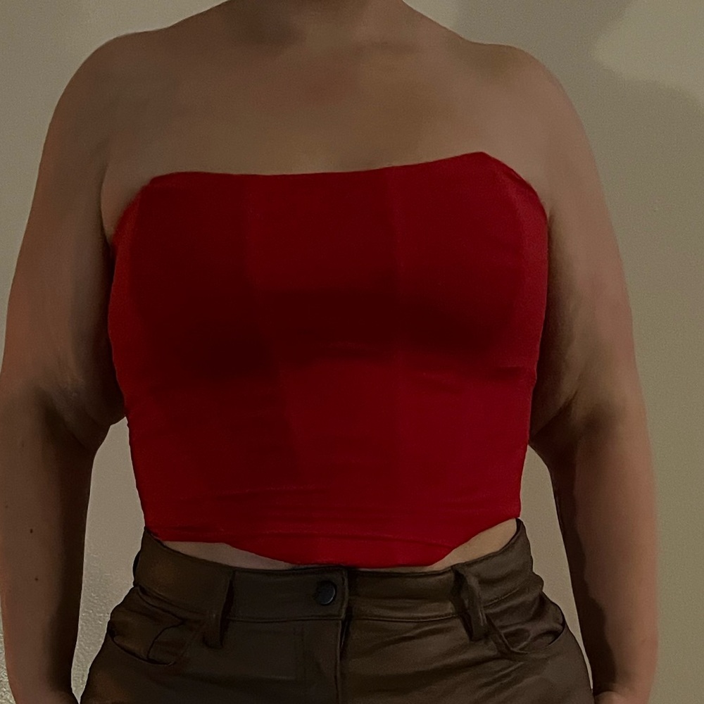 Red Corset Top
